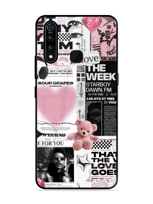 Aesthetic Music Collage Vivo Z1 Pro Back cover