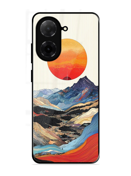 Sunset Mountains Back cover