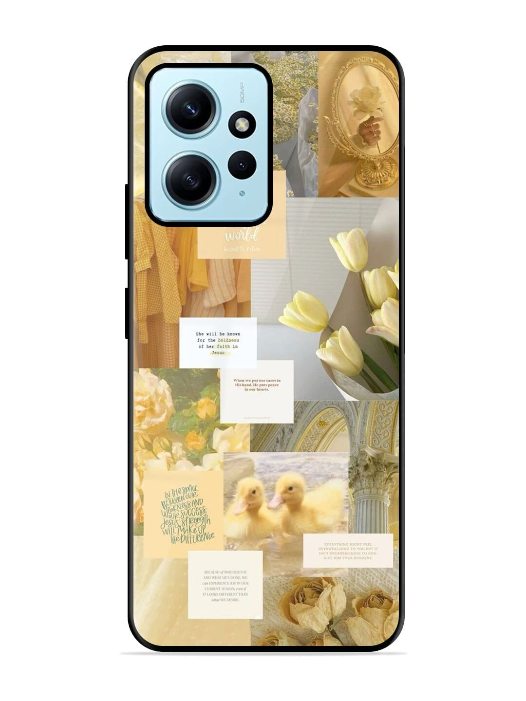Golden Redmi Note 12 (4G) Back cover
