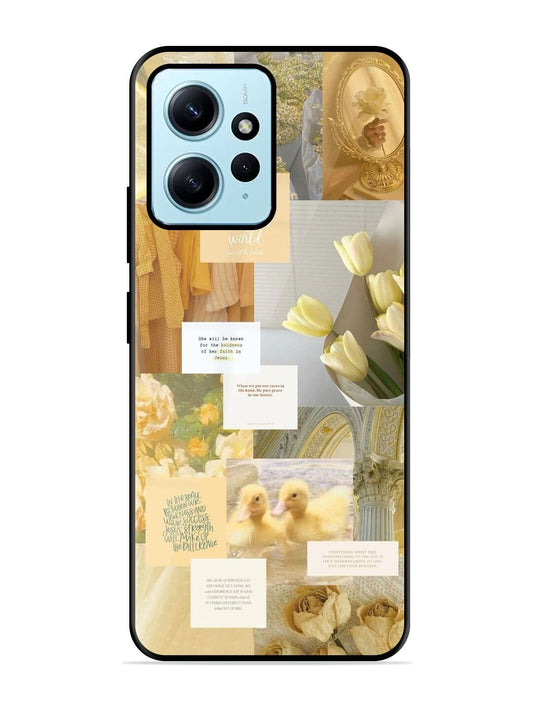 Golden Redmi Note 12 (4G) Back cover