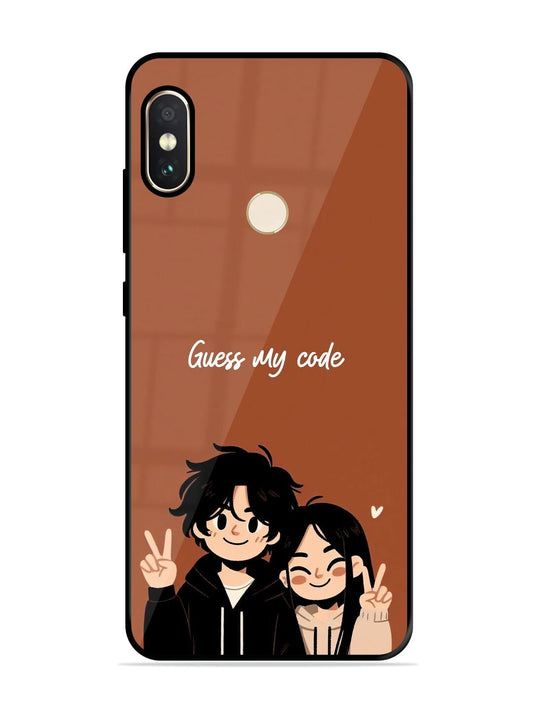 Cute Couple Cartoon Redmi Note 5 Pro Back cover