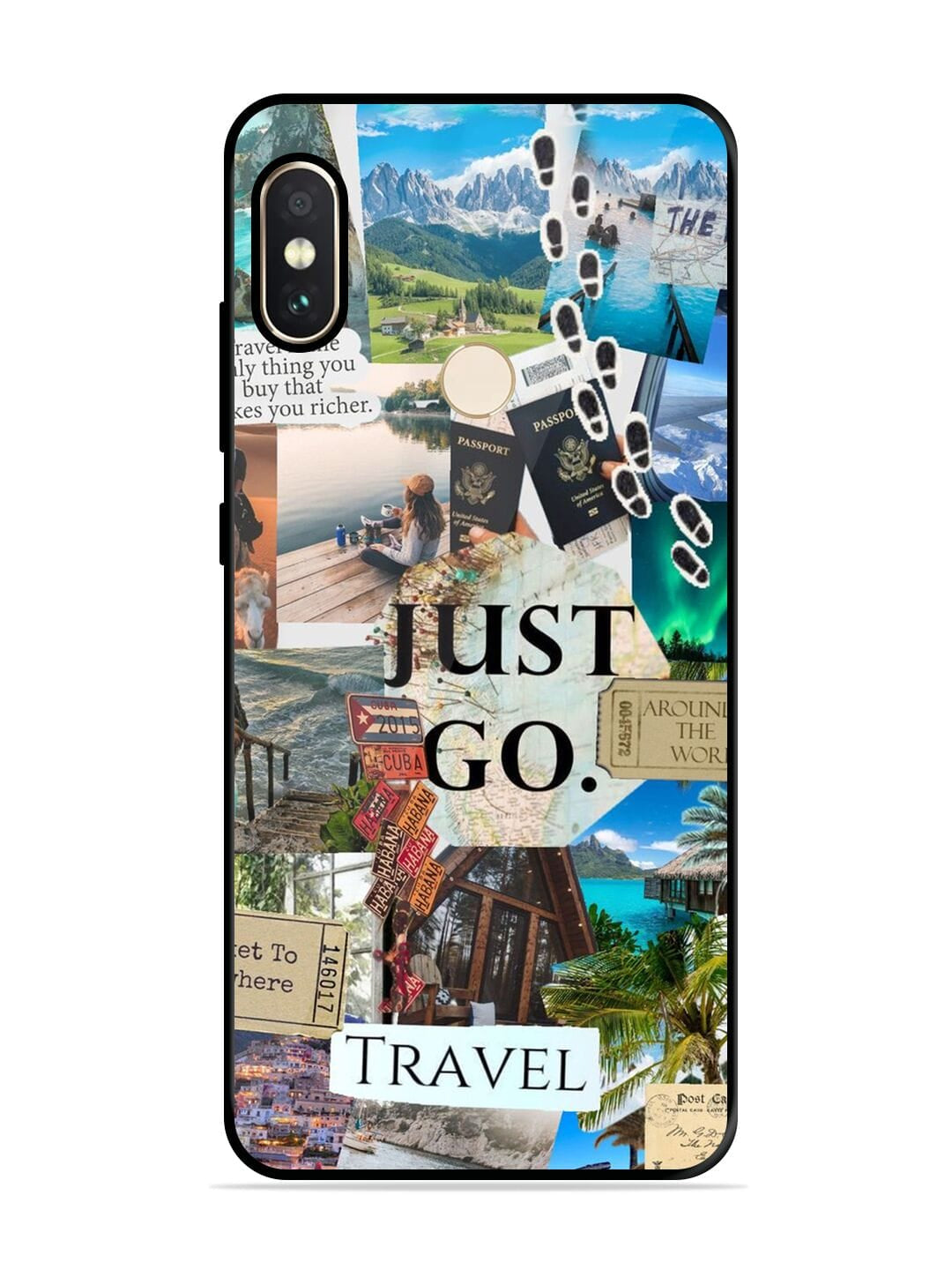 I Wanna Travel The World Redmi Note 5 Pro Back cover