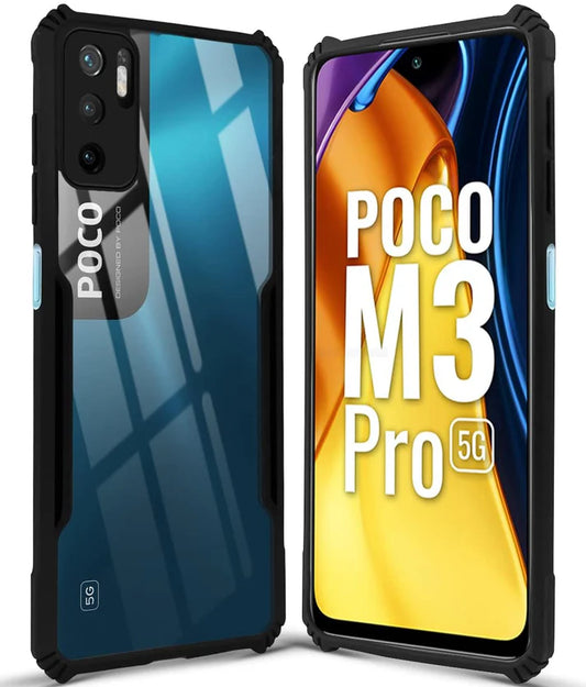 Poco M3 Pro 5G Back Cover (Silicone Border)