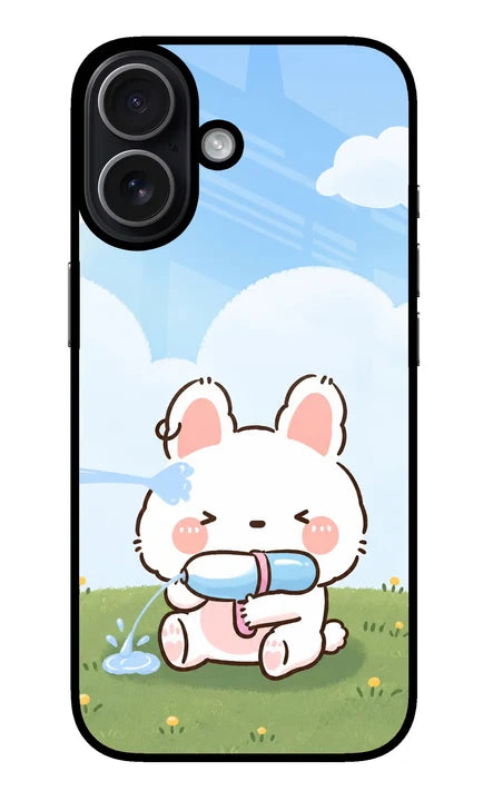 Bunny Treat iPhone 17 Back Cover