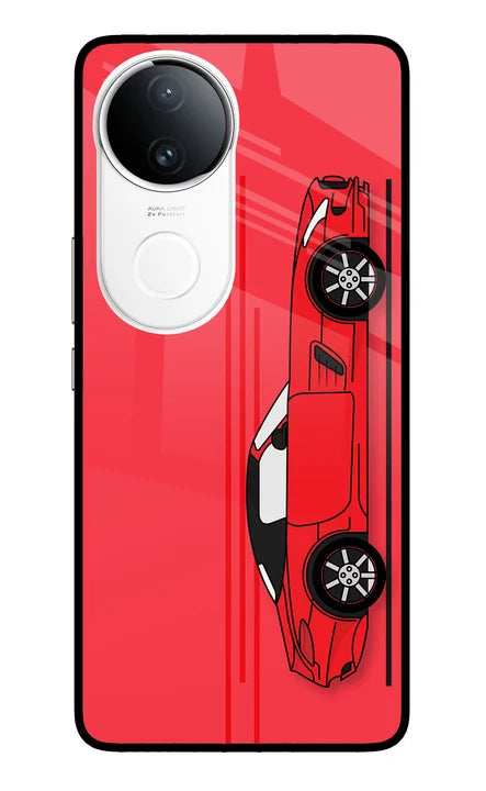 Red Velocity iQOO Z10R 5G Back Cover