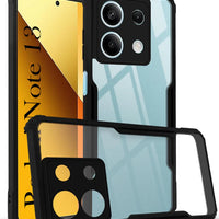 Redmi Note 13  Back Cover (Silicone Border)