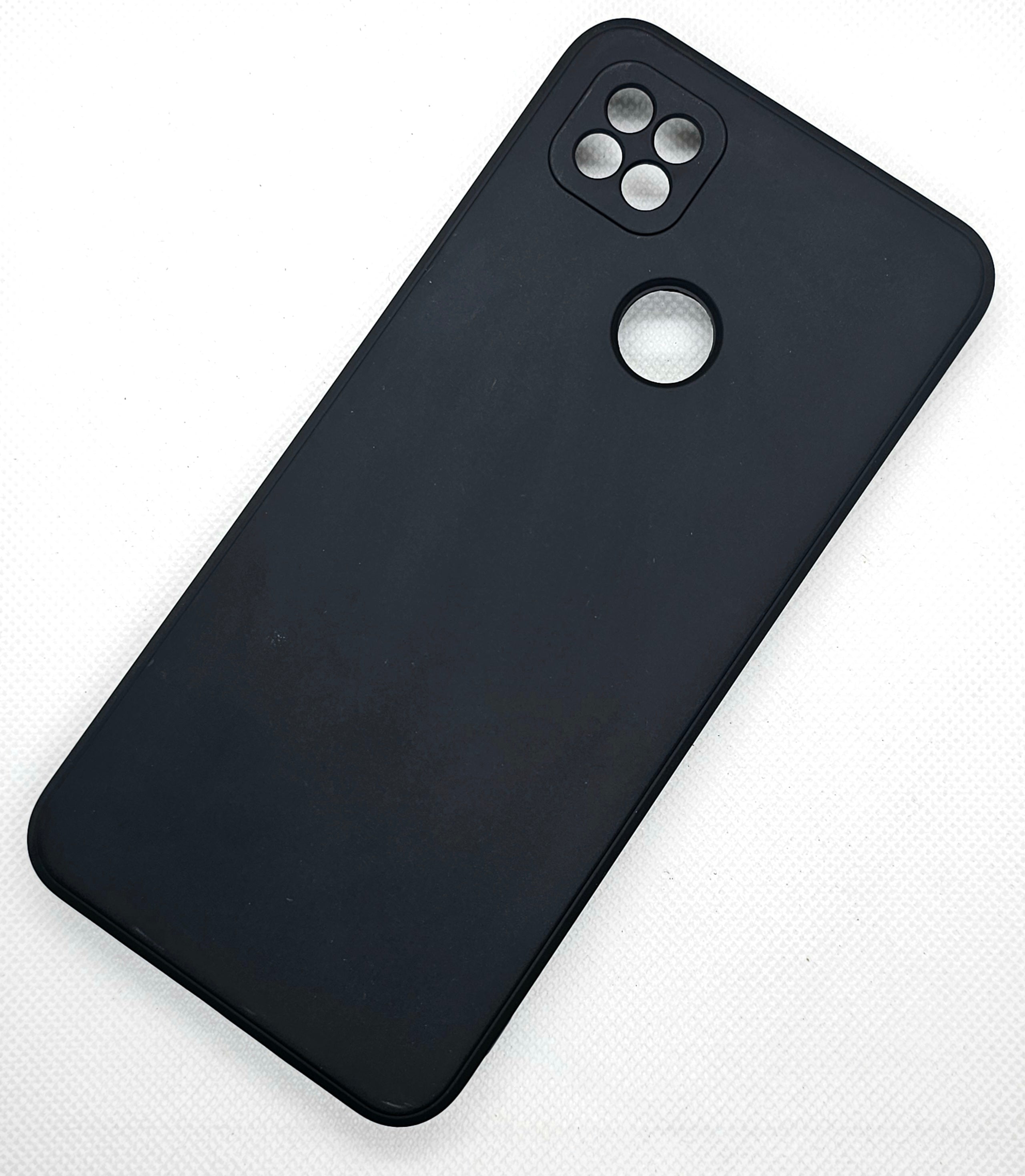 Mi Redmi 10A Back Cover (Silicone + Inner Side Cloth) soft