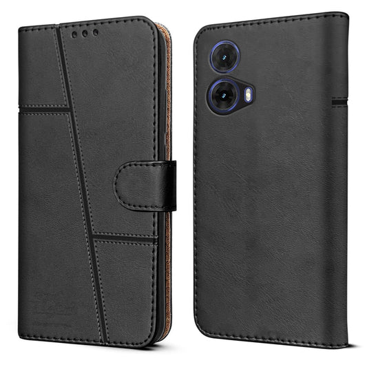 Leather Wallet Cover for Moto G85 5G