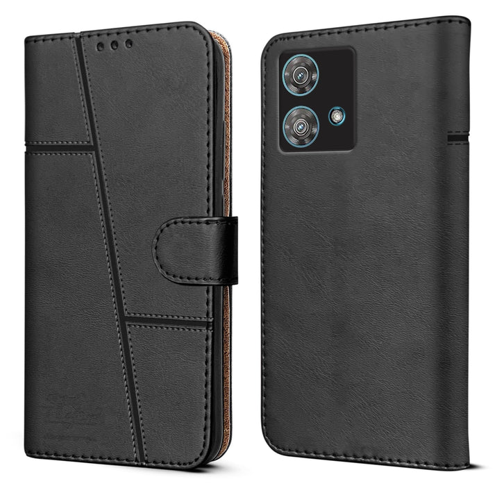 Leather Wallet Cover for Motorola Edge 40 Neo 5G