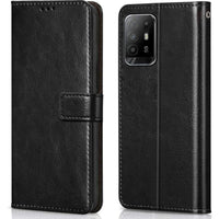 Leather Wallet Cover for Oppo F19 Pro Plus 5G