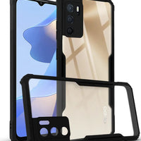 Oppo A16 Back Cover (Silicone Border)