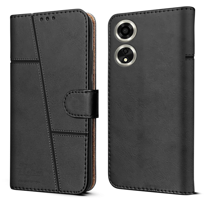 Leather Wallet Cover for Oppo A59 5G