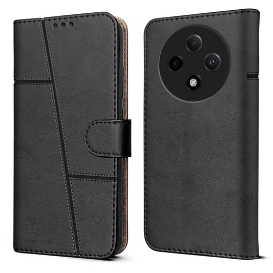 Leather Wallet Cover for Oppo F27 Pro 5G / Oppo F27 Pro Plus 5G