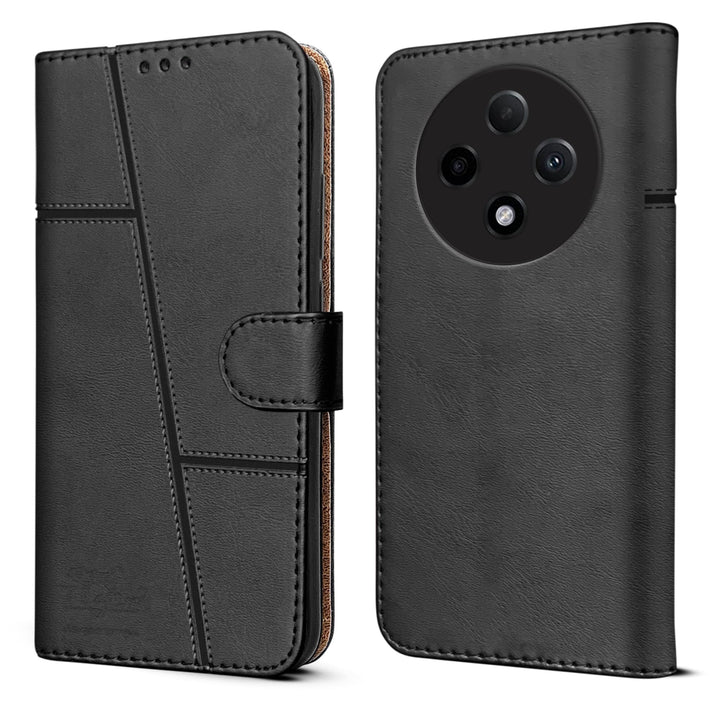 Leather Wallet Cover for Oppo F27 Pro 5G / Oppo F27 Pro Plus 5G
