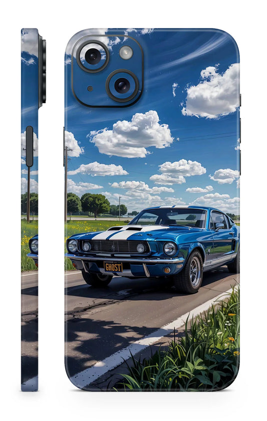 Blue Ghost Car Mobile Skin