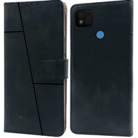 Leather Wallet Cover for POCO C31