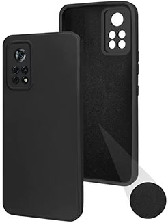 Matte Finish Silicone Cover For POCO X4 Pro