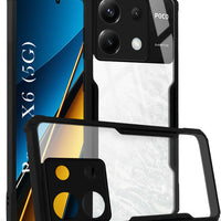 Poco X6 5G Back Cover (Silicone Border)