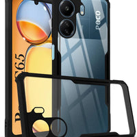 Poco C65 Back Cover (Silicone Border)
