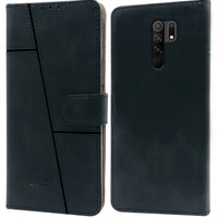 Leather Wallet Cover for Poco M2/ M2 reloaded