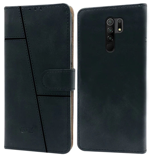 Leather Wallet Cover for Poco M2/ M2 reloaded
