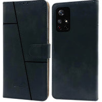 Leather Wallet Cover for Poco M4 Pro 4G