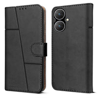 Leather Wallet Cover for Poco M6 5G