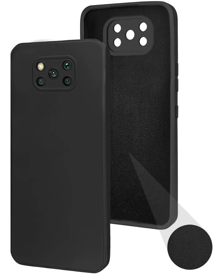 Matte Finish Silicone Cover For Poco X3 / X3 Pro