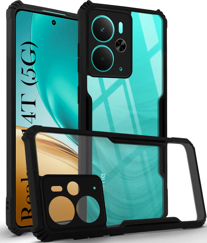 Realme 14T 5G Back Cover (Black Bumper)