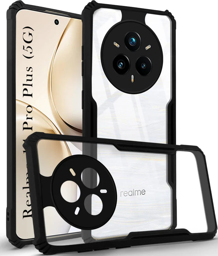 Realme 14 Pro Plus 5G  Back Cover (Black Bumper)