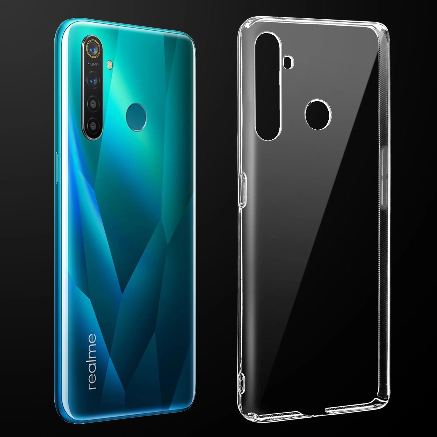 Realme 5 Pro (Lifetime Anti-Yellow Clear Back Cover)