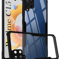 Realme C15 Back Cover (Silicone Border)