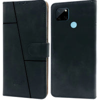 Leather Wallet Cover for Realme C21Y/C25Y