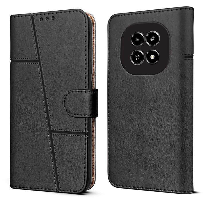Leather Wallet Cover forn Realme C63 5G