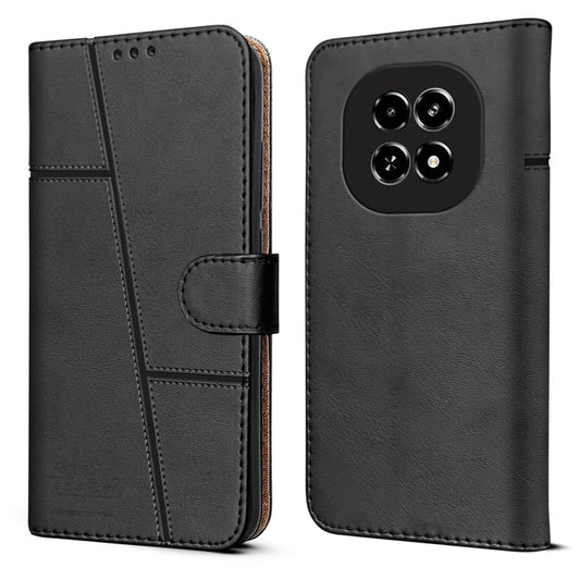 Leather Wallet Cover forn Realme C63 5G