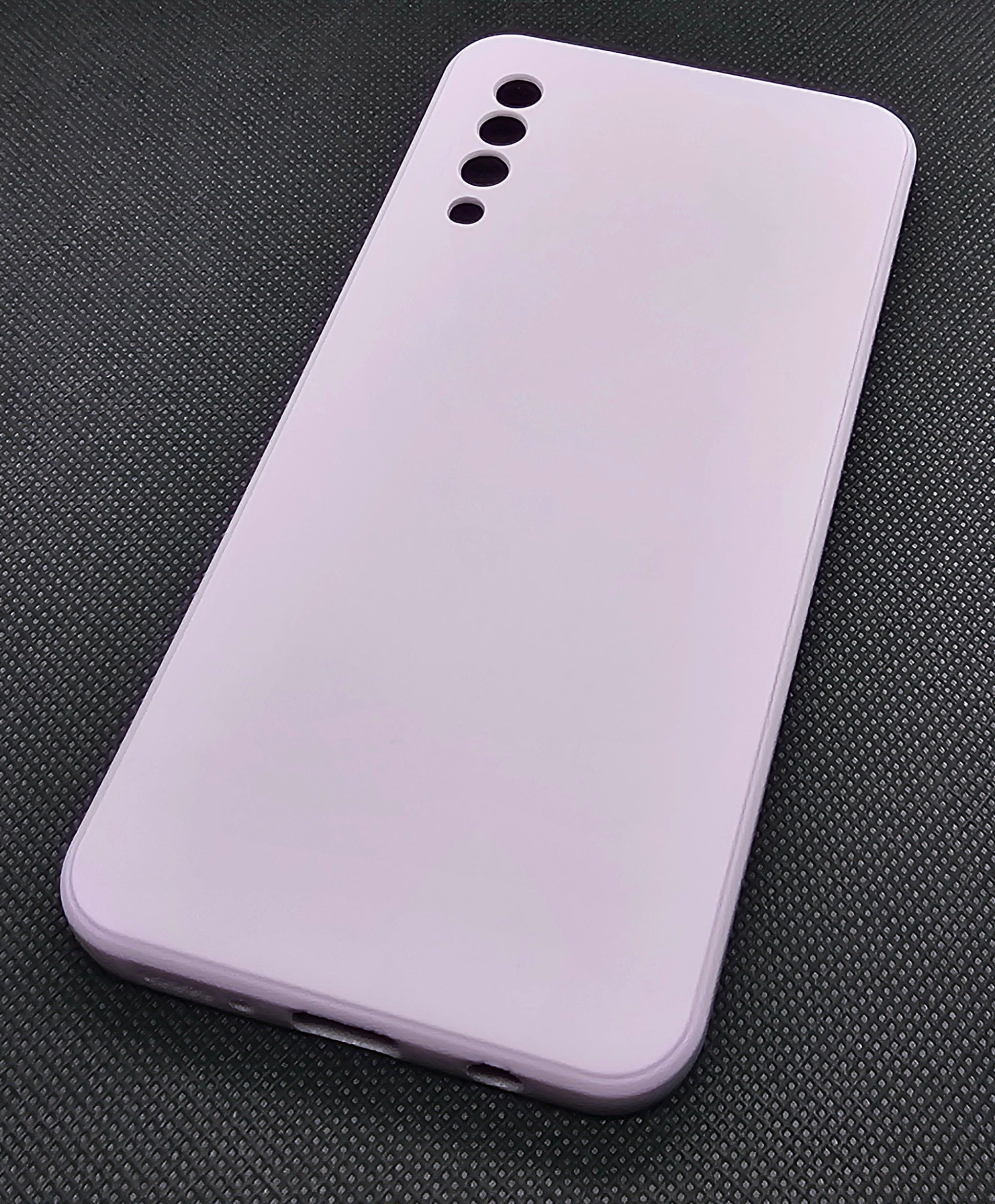 Samsung Galaxy A50-A50s Back Cover (Silicone + Inner Side Cloth) Soft