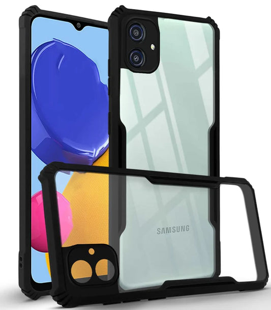 Samsung F04 Back Cover (Silicone Border)