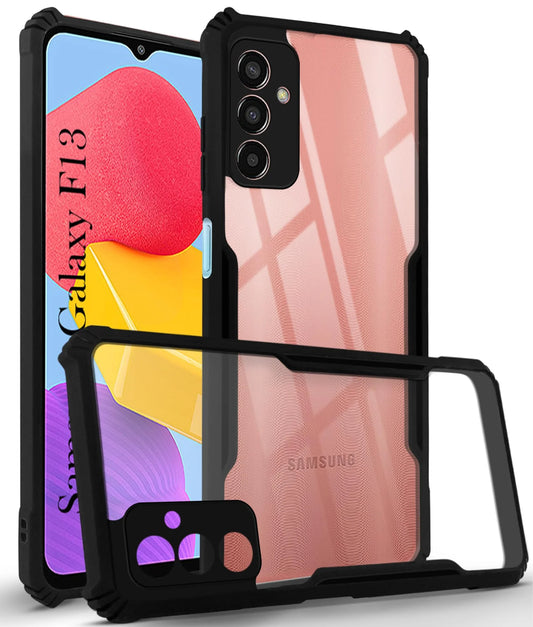 Samsung F13 5G Back Cover (Silicone Border)