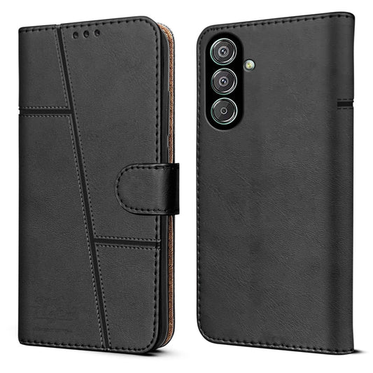 Leather Wallet Cover for Samsung F15 5G