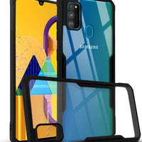 Samsung M21 Back Cover (Silicone Border)