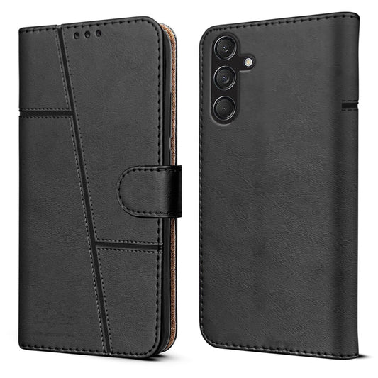 Leather Wallet Cover for Samsung M55 5G