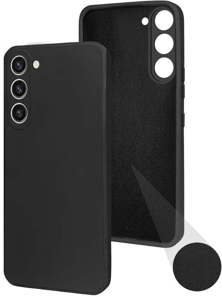 Matte Finish Silicone Cover For Samsung S23 Plus