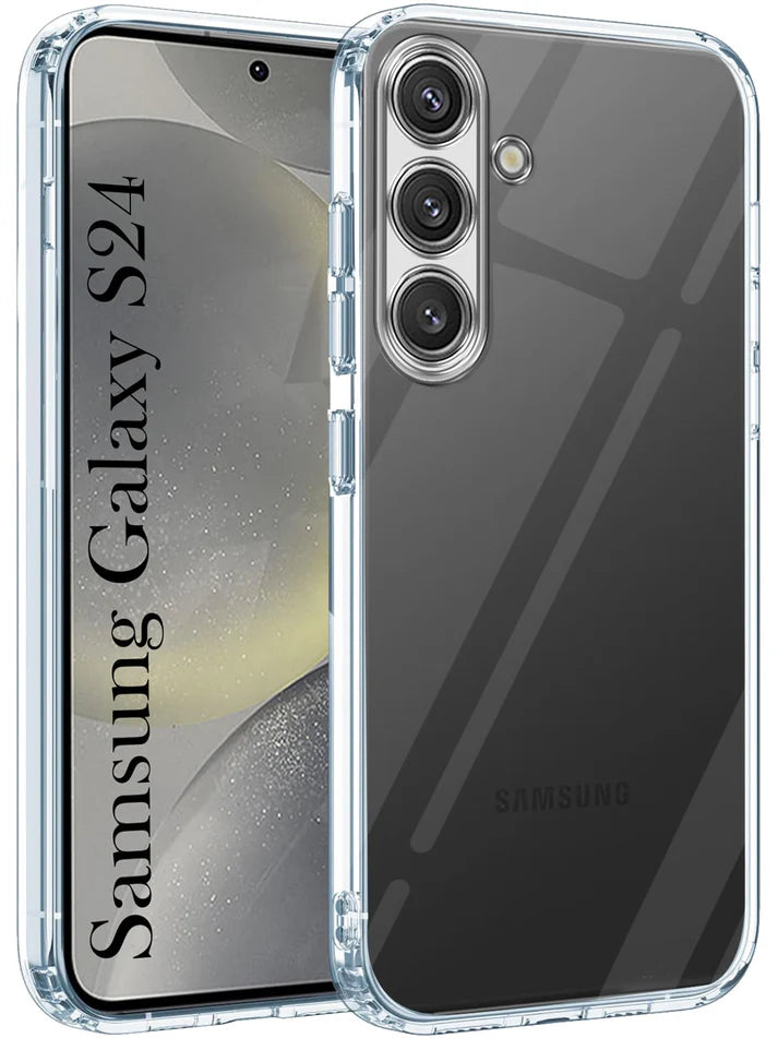 Samsung S24 5G Back Cover (Transparent)