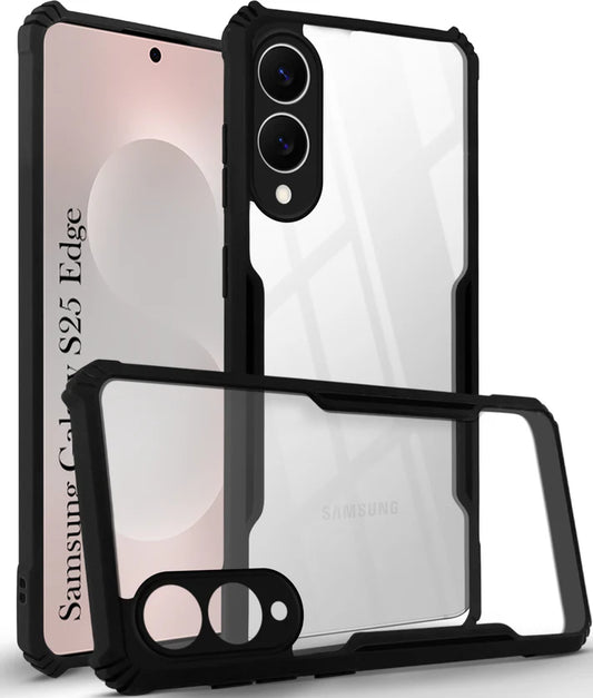 Samsung S25 Edge 5G Back Cover (Silicone Border)