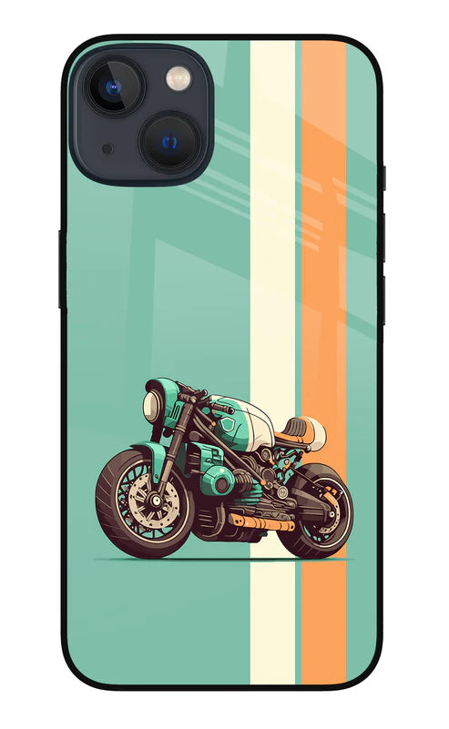Striped Moto Drift Back Cover