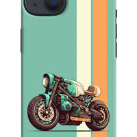Striped Moto Drift Back Cover