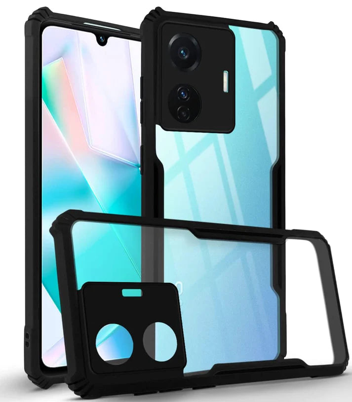 Vivo T1 Pro 5G  Back Cover (Silicone Border)