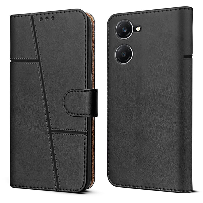 Leather Wallet Cover for T3 Lite 5G
