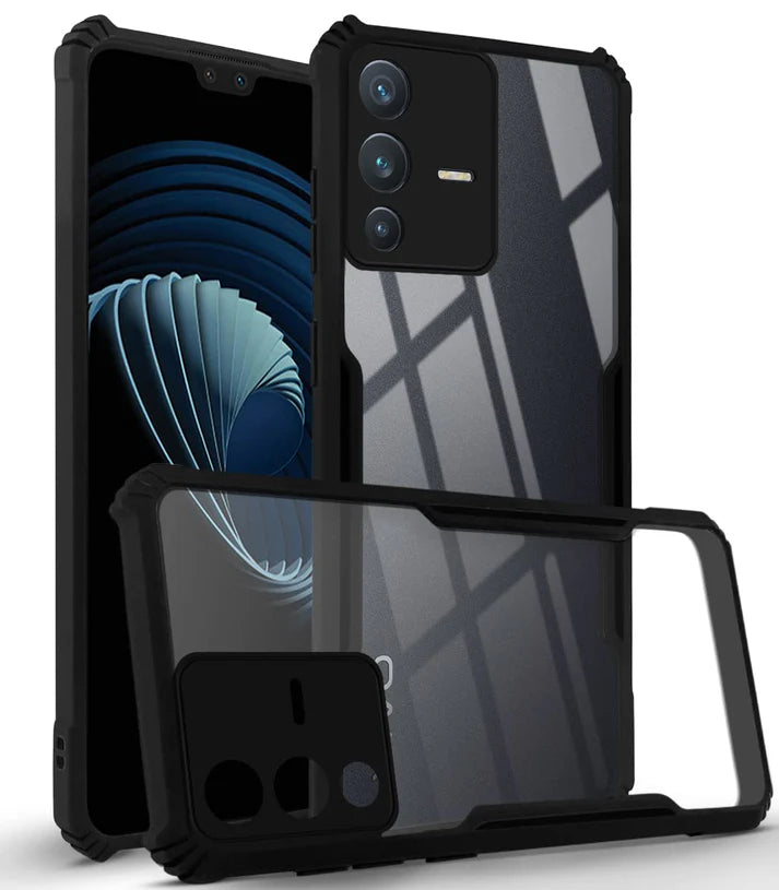 Vivo V23 Pro 5G Back Cover (Silicone Border)
