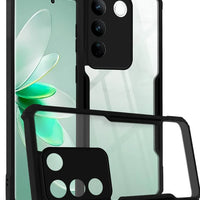 Vivo V27/V27 Pro Back Cover (Silicone Border)